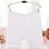 Pantalones cortos de seguridad de verano de seda de hielo de tres puntos, anti-rozaduras, sin costuras, transpirables, ultradelgados, anti-enrollamiento, ropa interior de seguro para mujer