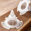 Espaçador Simples Cônico para Vaso de Flores, Base Vulcânica para Vaso de Flores, Malha Plástica, Espaçador de Malha Respirável para Raízes de Suculentas Prevenir Podridão das Raízes