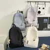 Mochila para Hombre, Mochila de Viaje Simple de Gran Capacidad para Mujer, Bolso Escolar Casual Estilo Japonés para Estudiantes de Secundaria, Preparatoria y Universidad