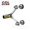 Acero Inoxidable 304 Pinza de Empalme Fabricantes Suministro Pinza para Muro Cortina Accesorios para Vidrio Tipo 300 Pinza Larga Individual para Vidrio