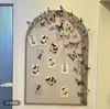 Adesivo de Parede Personalizado Borboleta de Batata Doce Vermelha Painel de Feltro Parede de Fotos Mural de Mensagens Quadro de Cortiça Decoração de Parede de Fundo para Entrada de Quarto