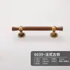 Alça de latão Novo estilo antigo chinês porta de armário guarda-roupa sapateira móveis estilo minimalista francês nogueira alça longa