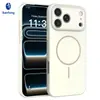 Adequado para iPhone 18 Pro Max, capa fosca de cobertura total anti-queda com orifício para cordão, capa protetora magnética para Apple 17