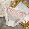 Calcinha de Renda com Alças para Mulheres da Nanyu, Forro de Algodão Confortável em Malha, Tanga Respirável e Confortável de Cintura Baixa para Meninas