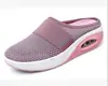 Zapatillas de verano coreanas de media punta zapatos blancos para mujer sin tacón slip-on zapatos para mujer zapatos perezosos talla grande zapatos planos