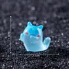 Nuevo producto transfronterizo: adorables figuritas de fantasmas pequeños coloridos de Halloween, adornos decorativos para manualidades, accesorios para colgar y decoraciones de paisajes en miniatura