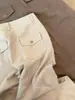 Pantalones Casuales de Pierna Recta Color Café Oscuro Estilo Old Money para Mujer, Verano 2026 Nuevo Delgados de Corte Holgado con Caída Relajada