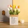 Flores Tulipán Artificiales de PU Mini Hidratantes Transfronterizos Flores Falsas Decoración del Hogar Adornos para Fotos Venta Directa de Fábrica
