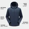 Chaqueta Softshell Ligera Bordado Estampado Estampado LOGO Modelo Otoño/Invierno Cortavientos Impermeable Exterior Montañismo Ropa de Abrigo Cálida