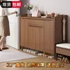 Nuevo modelo 2026, zapatero popular y de gama alta, zapatero de madera maciza para uso doméstico, adecuado para entrada, armario de almacenamiento interior y diseño de montaje en pared