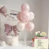 Mesa de Festa de Aniversário Coluna de Balões Decoração de Mesa da Moda Fundo para Fotos Cenário de Balões Adereços de Montagem