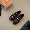 Zapatos de Salón Individuales Bajos Cuadrados Retro de Moda para Mujer 2026 Otoño/Invierno Nuevo Estilo Versátiles con Una Correa Mary Jane Estilo Suave