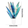 Tyu653-664 Decoração de Planta em Vaso de Acrílico Decoração de Vitral para Casa Plug-In de Vaso de Flores Transfronteiriço