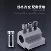 Soporte Auxiliar para Herramientas con Mango Redondo para Chaflanado Universal Torno de Diámetro Variable CNC Manga Guía Agujero Central Cuchilla en Forma de Melocotón CNC