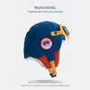 Gorra de Aviador con Gafas para Niños, Gorro de Invierno Cálido con Forro de Felpa, Protección para los Oídos Gruesa a Prueba de Viento, Gorro Lei Feng Unisex para Bebé