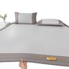 Colchón de verano Clase A de seda de hielo y ratán, plegable, suave, individual para dormitorio, de paja, juego de tres piezas, fabricantes de sombreros para cama