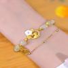 Pulsera de Lirio del Valle Estilo Mismo que el Libro Rojo Pequeño para Mujer, Lujo Ligero Ins Nicho Juvenil Set de Pulseras Regalo para Mejor Amiga