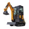 Exportado al Sudeste Asiático, Excavadora Agrícola de 2.2 Toneladas, Miniexcavadora Tipo Cabina, Máquina para Cavar Zanjas para Terrenos Agrícolas y Canales de Agua