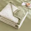 Colcha de Verano de Algodón de Xinjiang Jie Liya con Bordes Ensanchados, Algodón Lavado, Estampado de Dibujos Animados, Algodón Transpirable y Absorbente de Humedad para Aire Acondicionado