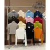 Yuanxi-2026 Outono Estilo Simples Básico Versátil Slim Fit Macio e Confortável Multicor Gola Alta Meia Camiseta Básica 266433
