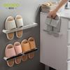 Estante para Chanclas de Baño sin Taladro Estante de Almacenamiento para Inodoro Artefacto de Almacenamiento de Zapatos Estante Colgante de Pared para Inodoro