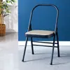 Silla de Yoga Engrosada Silla Plegable Profesional Iyengar Silla Plegable Silla Auxiliar Herramientas Suministros Yoga de Pino Silla para Pino