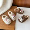Pañuelo para la cabeza Birkenstocks 2026 Otoño/Invierno Nuevos Zapatos de Piel Zapatos de Algodón Lindos para Bebé Mocasines Cálidos con Forro de Lana