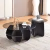 Mesa de Centro Combinada Redonda Celebración de Internet Balcón Sala de Estar Mesa de Té Pequeña Hogar Apartamento Pequeño Cama Sofá Italiana Mesita de Noche Transfronterizo