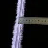 Tiras Tipo Pelo de León Danzante para Linternas Hanfu, Imitación de Piel de Visón, Transfronterizas, 1 cm, Blancas, No Sueltan Pelo, Accesorios Decorativos DIY, En Stock