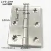 Bisagra pequeña de acero inoxidable cojinete bisagra plana abierta 2 pulgadas 4 pulgadas bisagra plana abierta 3 pulgadas puerta de gabinete pequeña de hoja suelta