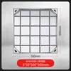 Tapas de registro cuadradas de acero inoxidable 304, tapas de registro cuadradas para sótanos de alcantarillado 201, grandes cantidades en stock para venta al por mayor, ingeniería municipal