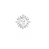 Tatuaje Temporal Vintage Cara de Sol y Luna Pegatina Misteriosa Tarot Líneas Blancas y Negras Personalizado Impermeable Larga Duración Brazo Tatuaje Artístico