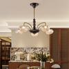 Techo de Sala de Estar Estilo Francés Retro Mediados de Siglo Vinage Creativo Accesible Lujo Lámpara de Araña para Dormitorio Principal Lámpara Popular Retro para Restaurante