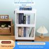 Estante de Armazenamento de Livros Carrinho de Estante de Armazenamento de Livros ao Lado da Mesa Estante de Armazenamento Organizadora de Papelaria de Múltiplas Camadas