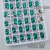 Rhinestones de Azúcar Coloreados K9 de Alta Calidad Sin Base, Productos Terminados de Vidrio Coloreado Deslumbrantes, Hechos a Mano, Rhinestones para Uñas que se Ajustan Súper Bien