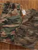Shorts de Carga Camuflaje Americano para Hombre Verano Sueltos Delgados Modernos Retro Resistentes al Desgaste Resistentes a las Manchas Pantalones Deportivos Casuales