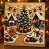 Kit DIY Pintura de Diamante Fantasma de Halloween 5D Pintura de Diamante Papai Noel de Natal Decoração de Casa Feita à Mão