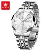 Reloj Marca Oulishi Wholesale Doble Calendario Comercio Exterior Reloj de Cuarzo Reloj Electrónico Casual de Negocios Reloj para Hombre Reloj para Hombre