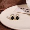 Aguja de Plata S925 Pendientes K-Style Simples Nicho Elegantes Personalizados para Mujer Nuevos Pendientes de Gama Alta Pendientes de Perlas al por Mayor