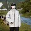 Chaqueta de Montañismo para Exteriores para Mujer 2026 Nueva Otoño/Invierno Tres en Uno con Forro de Polar Desmontable Chaqueta Cortavientos