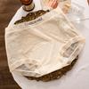 Caja de Regalo de Lujo Estilo Chino, Calzones de Encaje para Mujer, Refuerzo Antibacteriano Extra Largo 10A, Tallas Grandes, Estilo Francés Pura Pasión, Venta al por Mayor