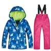 @ Mutu Snow Prancha Única Prancha Dupla Outdoor Inverno Espessado Quente Fato de Esqui Infantil para Meninos terno