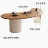 Juego de Mesa de Té para Balcón, Mesa de Té Pequeña Moderna de Alta Gama Minimalista para el Hogar y Combinación de Sillas, Mesa de Té Pequeña Estilo Crema