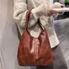 Bolso de Hombro para Mujer de Piel Suave Estilo Nuevo, Bolso Cruzado Versátil de Moda de Gran Capacidad, Bolso de Mano Tipo Tote para Mujer Estilo Coreano