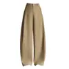 Calça Casual Wide-Leg para Mulheres, Outono 2026 Nova Calça Reta Emagrecedora de Cintura Alta, Calça Casual Versátil Estilosa
