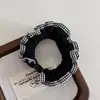 Mascarilla Facial Suave y Cómoda con Volantes de Encaje Estilo Coreano Seda de Hielo Scrunchie Pequeño Accesorio para el Cabello de Cola de Caballo Simple de Moda Modelo Nuevo