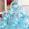 Globos de Lentejuelas al por Mayor Transparente de Látex con Lentejuelas Decoración de Boda Cumpleaños Globos de Látex Transparentes de 12 Pulgadas