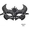 Máscara de Renda Preta Best-Seller Transfronteiriça para Festa, Baile de Formatura, Halloween, Adereços, Meio Rosto, Sexy, Bar, Máscara para Olhos