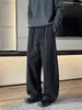Nova Coleção de Outono 2026: Calça de Moletom Curva com Textura de Bambu, Tamanhos M-5XL, HK26691-Especial P37