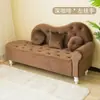 Sofá de tela para apartamentos pequeños, sala de estar moderna simple, vivienda de alquiler, tienda de ropa, chaise longue, sofá pequeño de dos plazas para dormitorio